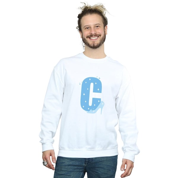 Disney Herr Alphabet C Är För Askungen Sweatshirt L Vit White L