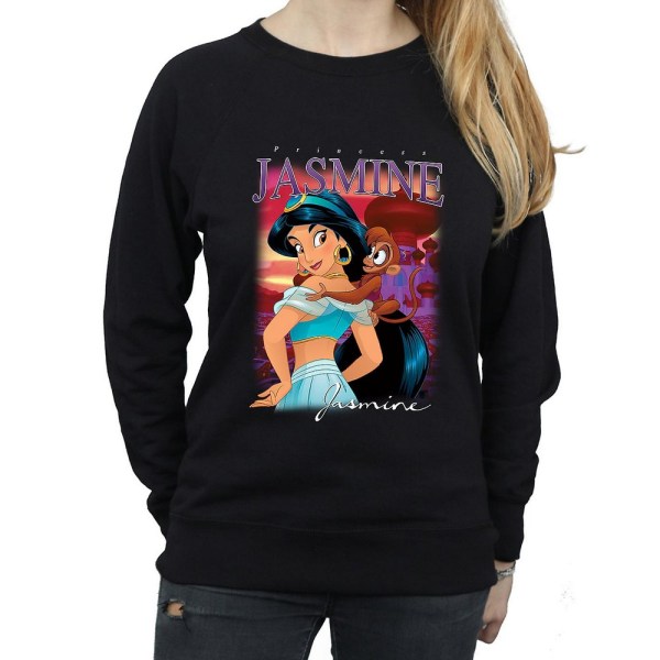 Aladdin Dam/Dam Jasmine Montage Sweatshirt M Svart Black M