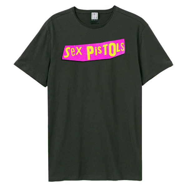 Förstärkt Unisex Adult Logo Driver Sex Pistols T-Shirt XL Charc Charcoal XL
