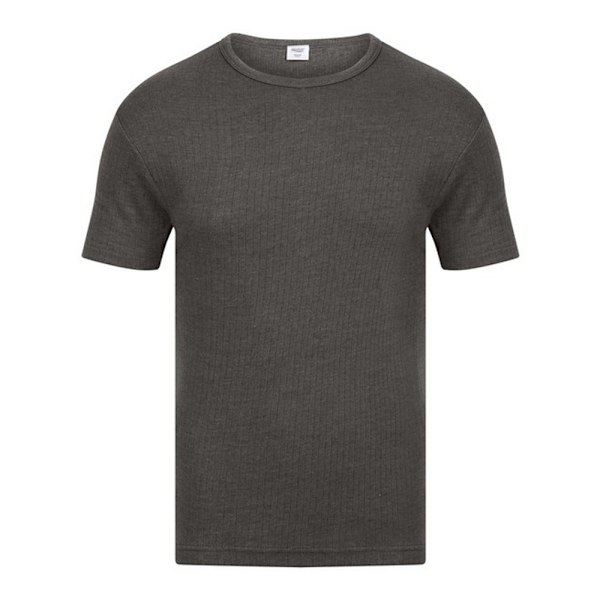 Absolute Apparel Herr Termisk Kortärmad T-shirt M Charcoal Charcoal M