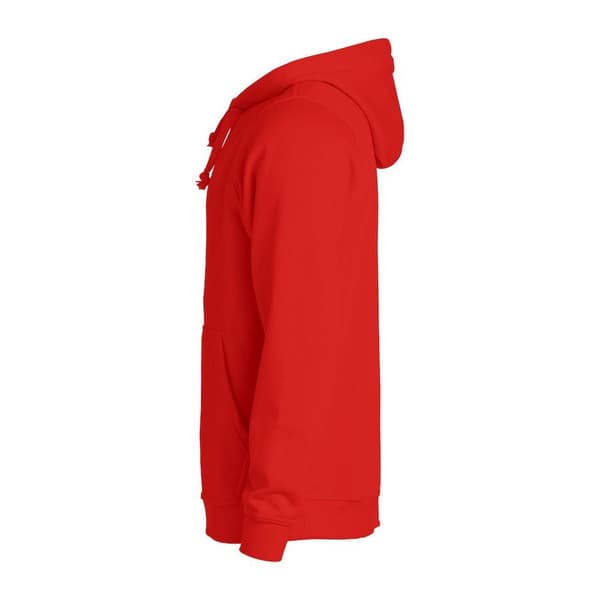 Clique Unisex Basic Hoodie L Röd Red L