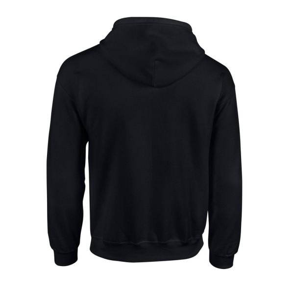 Gildan Mens Heavy Blend Full Zip Hoodie M Svart Black M