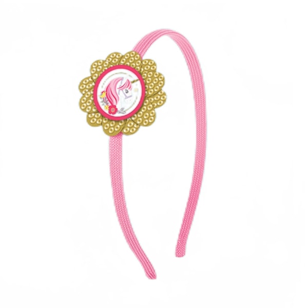 Amscan Magiskt Enhörningshårband En Storlek Rosa Pink One Size