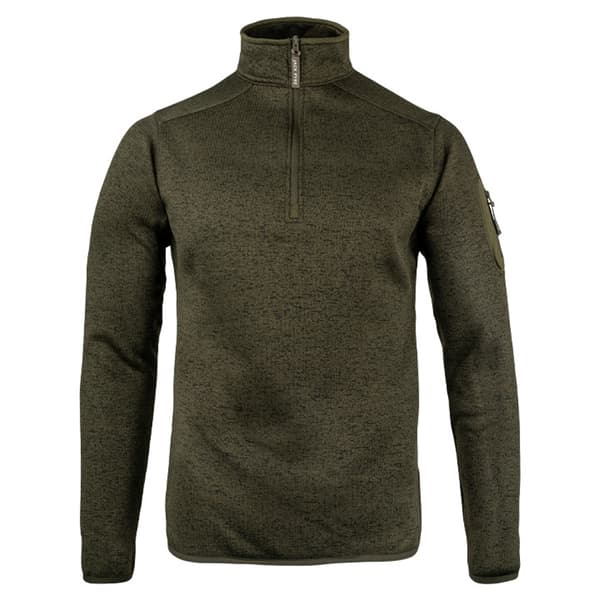 Jack Pyke Herr Melange Quarter Zip Fleecetopp S Grön Green S
