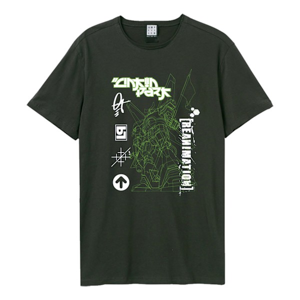 Amplified Unisex Vuxen Reanimation Linkin Park T-Shirt XL Charc Charcoal XL