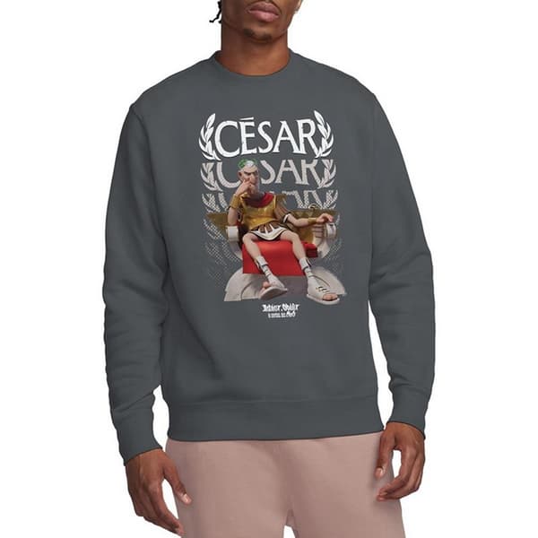 Asterix Unisex Vuxen Csar Of Rome Sweatshirt M Ljusgrafit Light Graphite M