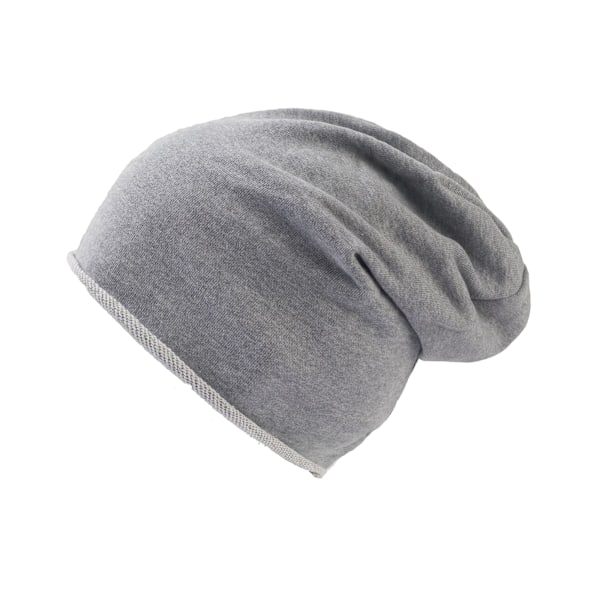 Atlantis Brooklin Raw Edge Jersey Beanie One Size Grå Grey One Size