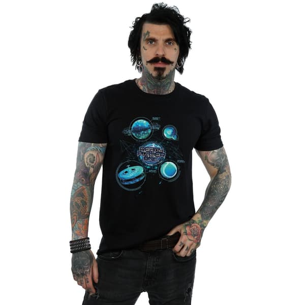 Ready Player One Herr T-shirt Universe Map L Svart Black L