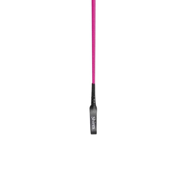 Shires Barn/Barn Thread Stem Läder Häst Ridning Piskan 24i Raspberry 24in