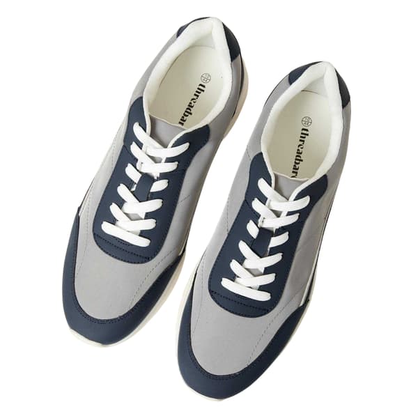Threadbare Herr Ariba Textil Träningsskor 8 UK Marinblå Navy 8 UK