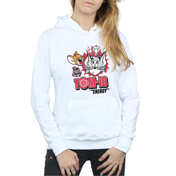 Tom And Jerry Dam/Dam Tomic Energy Hoodie XXL Vit White XXL