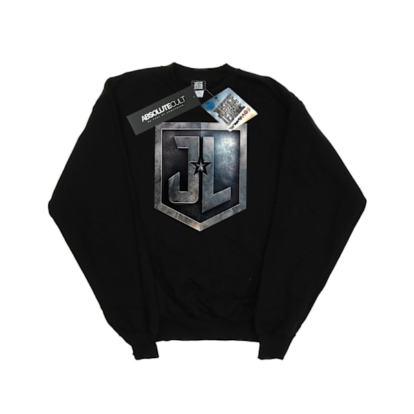 DC Comics Boys Justice League Movie Shield Sweatshirt 7-8 år Black 7-8 Years