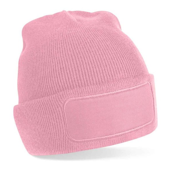 Beechfield Unisex Adult Patch Beanie One Size Dust Pink Dust Pink One Size