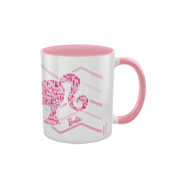Barbie Inner Two Tone Mugg One Size Vit/Rosa White/Pink One Size