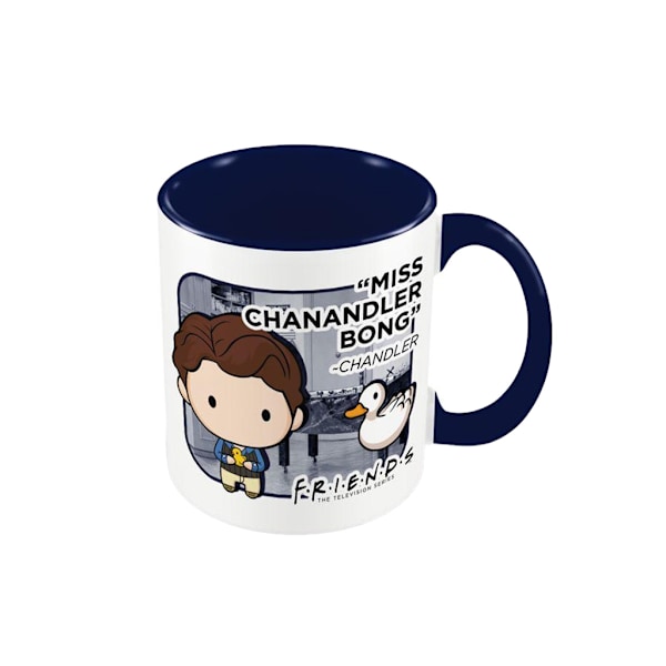 Friends Chibi Inner Two Tone Chandler Mug One Size Vit/Blå White/Blue One Size