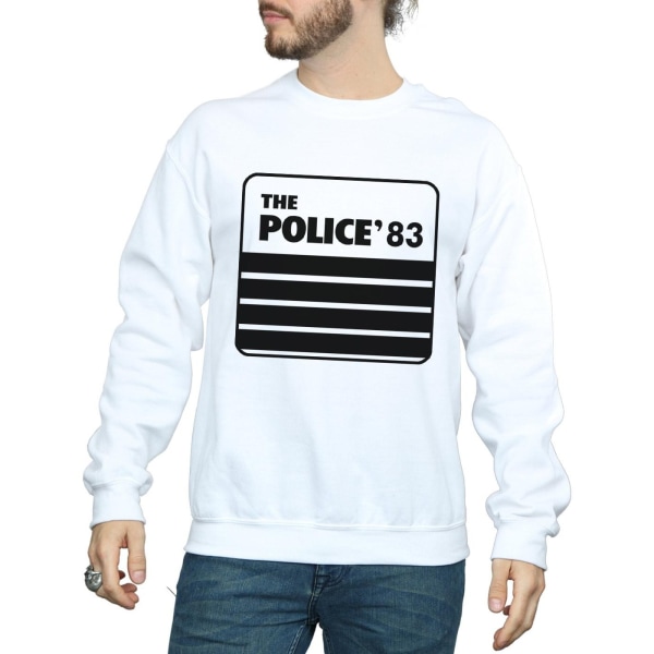 The Police Mens 83 Tour Sweatshirt S Vit White S
