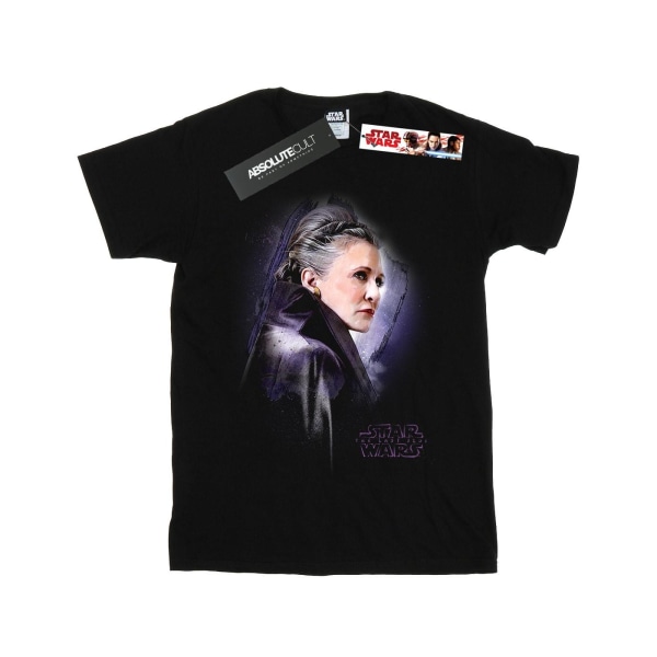 Star Wars Boys The Last Jedi Leia Brushed T-Shirt 5-6 Years Bla Black 5-6 Years