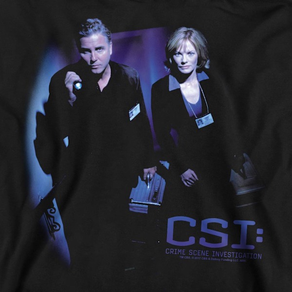 CSI Unisex Vuxen At the Scene Sweatshirt XL Svart Black XL