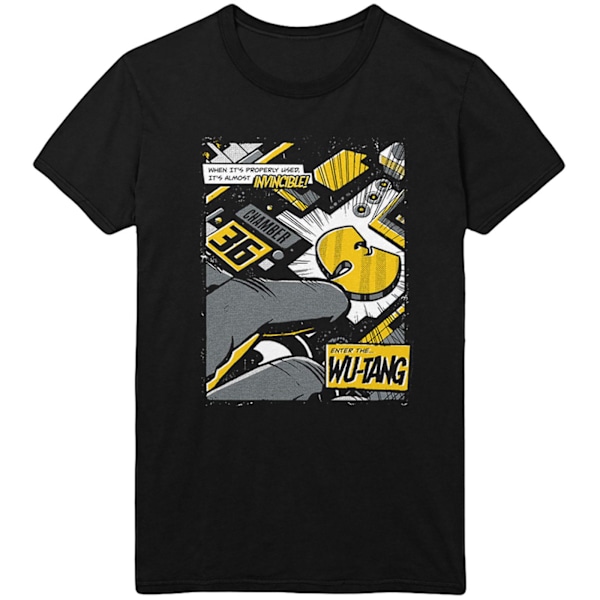 Wu-Tang Clan Unisex Vuxen Invincible T-Shirt M Svart Black M