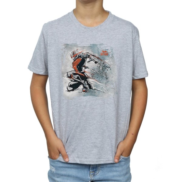 Marvel Boys Ant-Man Art Sketch T-shirt 12-13 år Sports Grey Sports Grey 12-13 Years