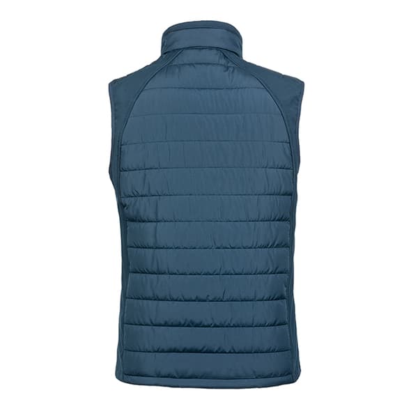 Result Herr Svart Compass Vadderad Soft Shell Gilet S Marinblå/Röd Navy/Red S