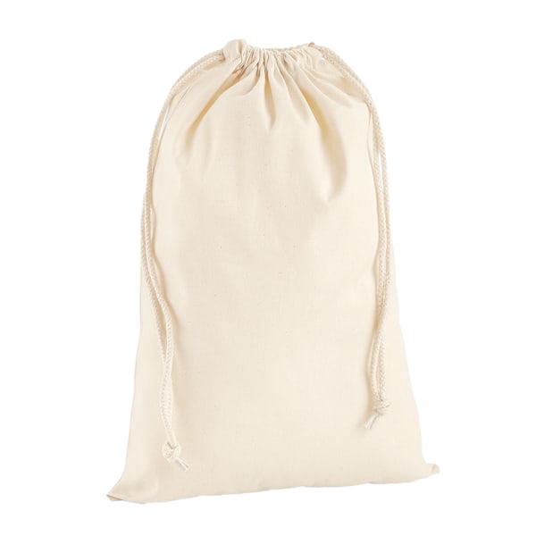 Westford Mill Premium Bomullssnörsäck 15L Naturlig Natural 15L