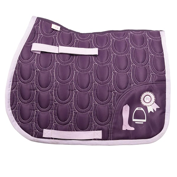 Little Rider Giddy Up Gymkhana Hästsadelpad Liten Ponny Lila Purple/Lilac Small Pony
