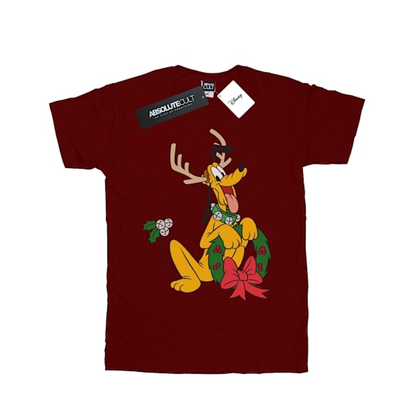 Disney Boys Pluto Jul Ren T-Shirt 5-6 År Bourgogne Burgundy 5-6 Years