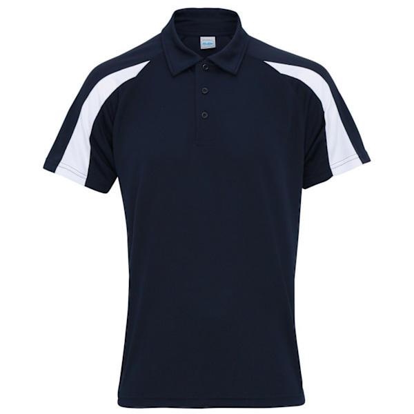 AWDis Cool Mens Contrast Polo Shirt L French Navy/Arctic White French Navy/Arctic White L