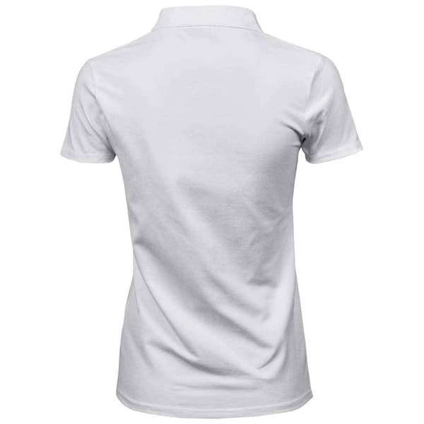 Tee Jays Dam Lyxig Stretch Pikétröja M Vit White M