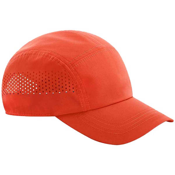Beechfield Unisex Adult Technical Running Baseball Cap One Size Chilli Red One Size