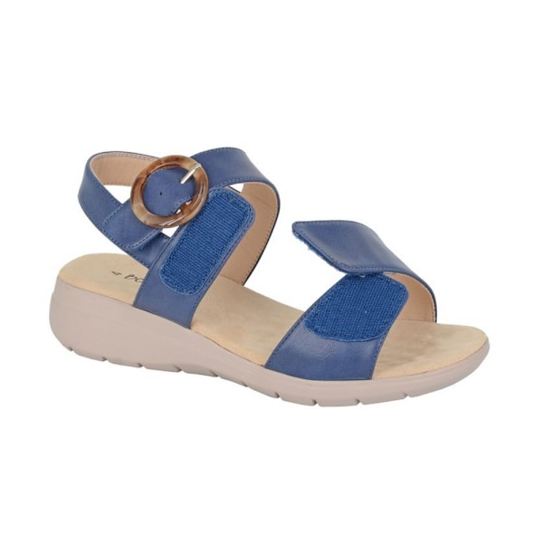Boulevard Dam/Dam PU Sandaler 7 UK Marinblå Navy 7 UK