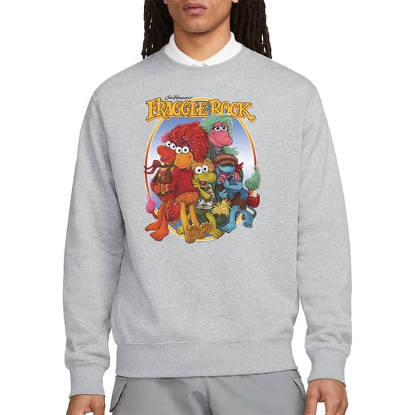 Fraggle Rock Unisex Vuxen Group Hug Sweatshirt M Athletic Heath Athletic Heather M