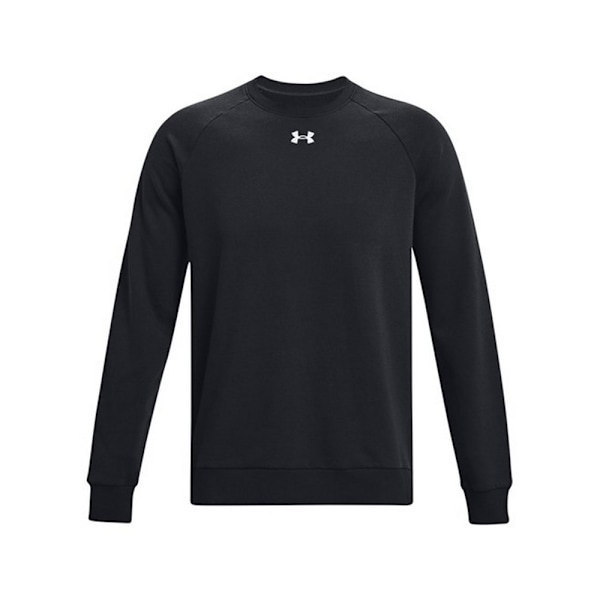 Under Armour Unisex Adult Rival Fleece Crew Neck Sweatshirt M B Black/White M