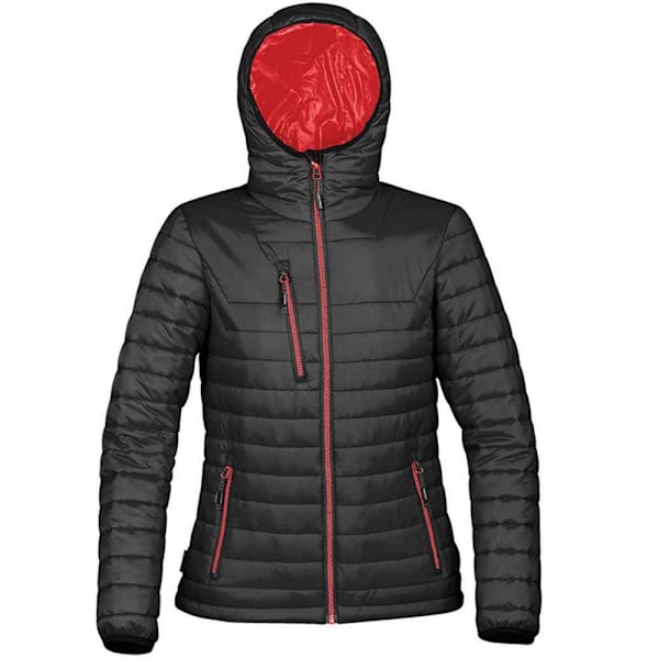 Stormtech Womens/Ladies Gravity Thermal Padded Jacket XL Svart/ Black/True Red XL