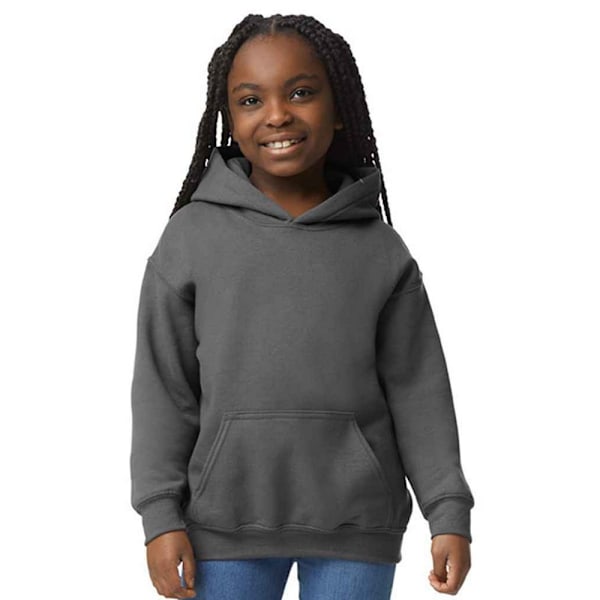 Gildan Barn/Barn Heavy Blend Hooded Sweatshirt 3-4 År C Charcoal 3-4 Years