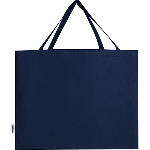 Odessa Återvunnen Bomulls Tote Bag Storlek One Navy Navy One Size
