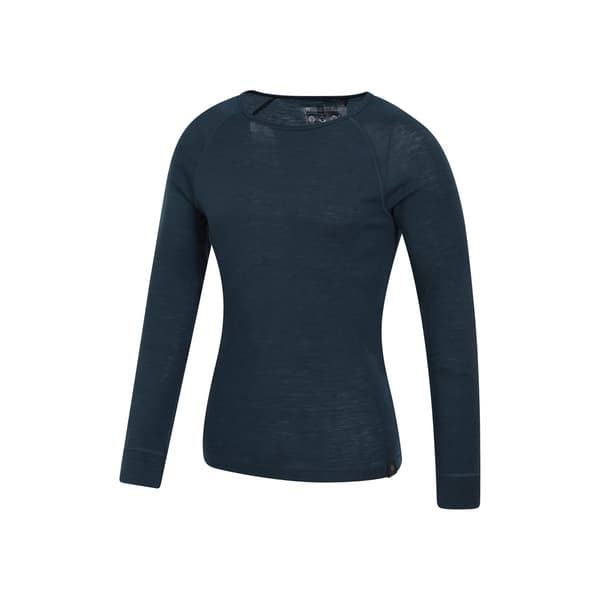 Mountain Warehouse Merino Ull Underställströja Herr 4XL Grå Grey 4XL
