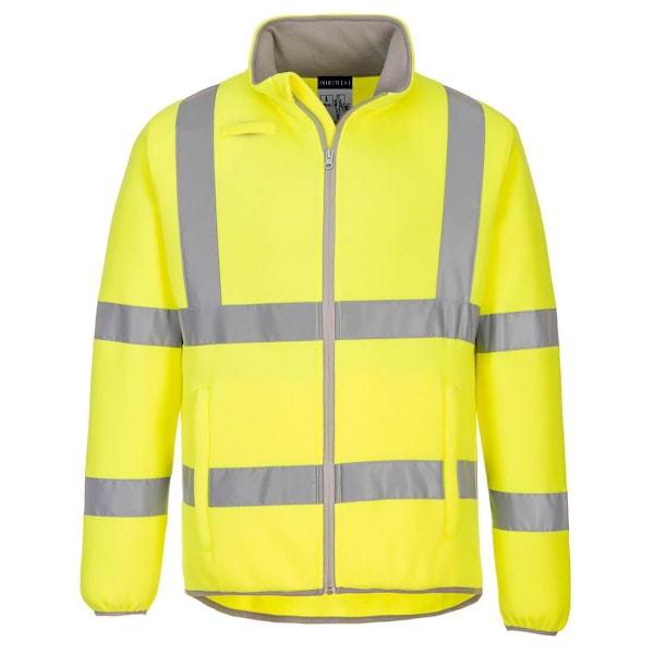 Portwest Eco Friendly Hi-Vis Fleecejacka för män S Gul Yellow S