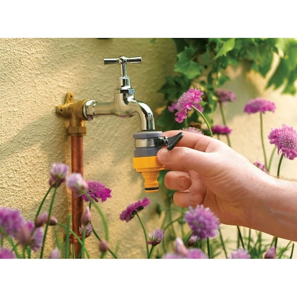 Hozelock Universal Rund Krankoppling En Storlek Gul Yellow One Size