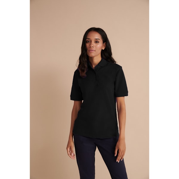 Henbury Dam/Kvinnor 65/35 Poloshirt XL Svart Black XL