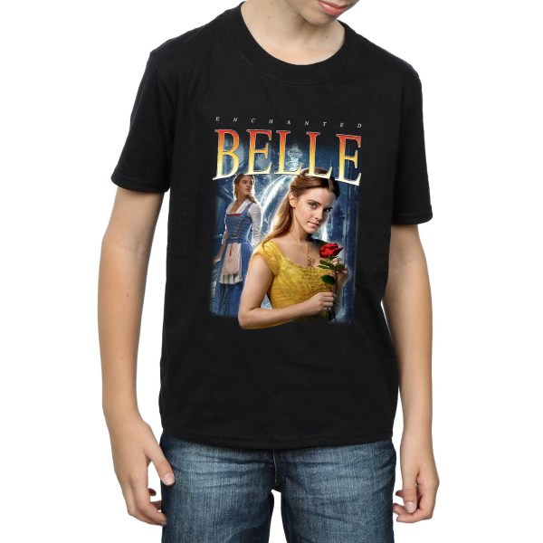 Disney Boys Beauty And The Beast Belle Montage T-shirt 12-13 Ye Black 12-13 Years