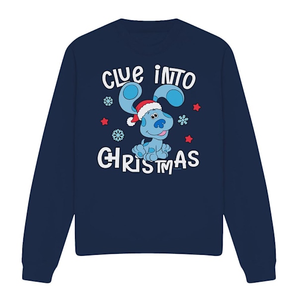Blue´s Clues & You! Unisex Jultröja för vuxna S Marinblå Navy S