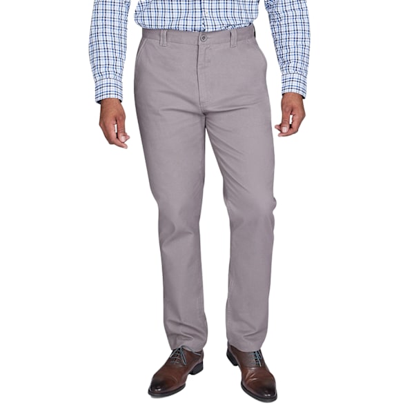 Raging Bull Herr Klassiska Chinos Byxor 40S Kolgrå Charcoal 40S
