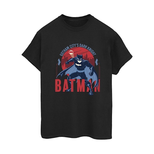 DC Comics Dam/Kvinnor Batman Gotham City Bomull Boyfriend T-S Black M