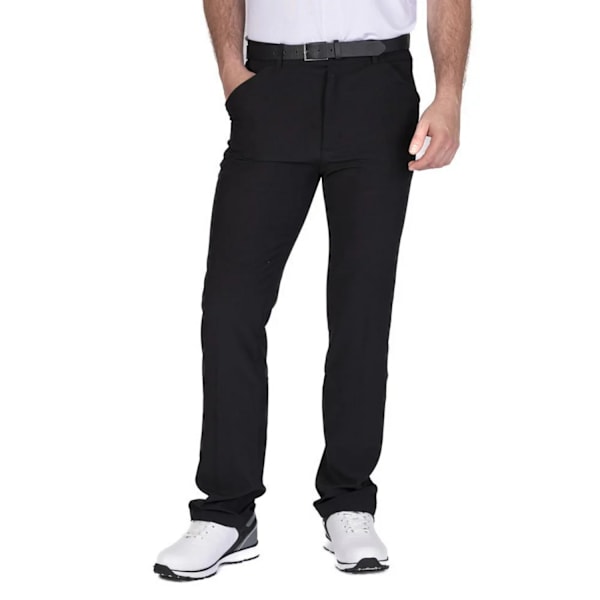 Island Green Herr Tour Stretch Avsmalnande Ben Golfbyxor 42L Sv Black 42L