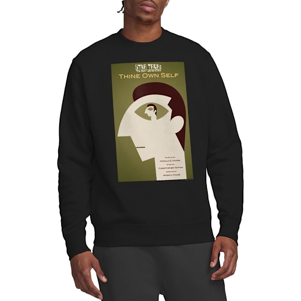 Star Trek Unisex Vuxen The Next Generation Säsong 7 Avsnitt 16 Black M