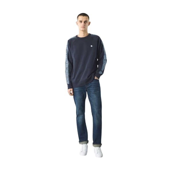 Pretty Green Herr Paisley Regular Raglan Sweatshirt L Marinblå Navy L
