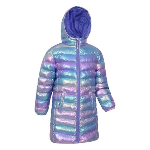 Mountain Warehouse Florence Lång Padderad Jacka för Barn Iridescent 7-8 Years