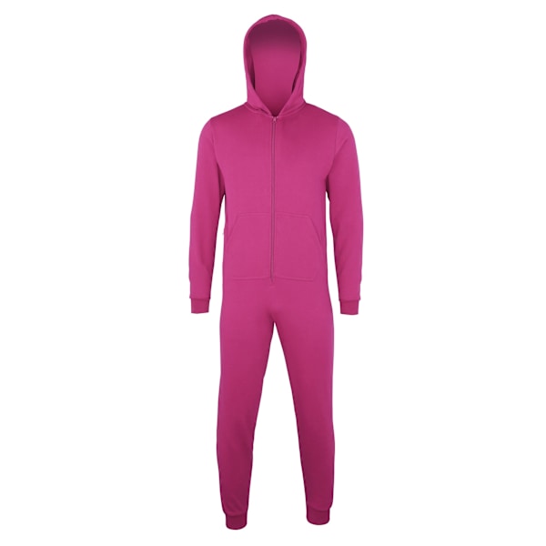 Comfy Co Barn Unisex Enfärgad All In One / Onesie 5-6 År H Hot Pink 5-6 Years
